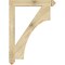 Ekena Millwork Westlake Arts & Crafts Rough Sawn Bracket, Douglas Fir, 4"W x 32"D x 44"H BKT04X32X44WTL03RDF - alternate 3